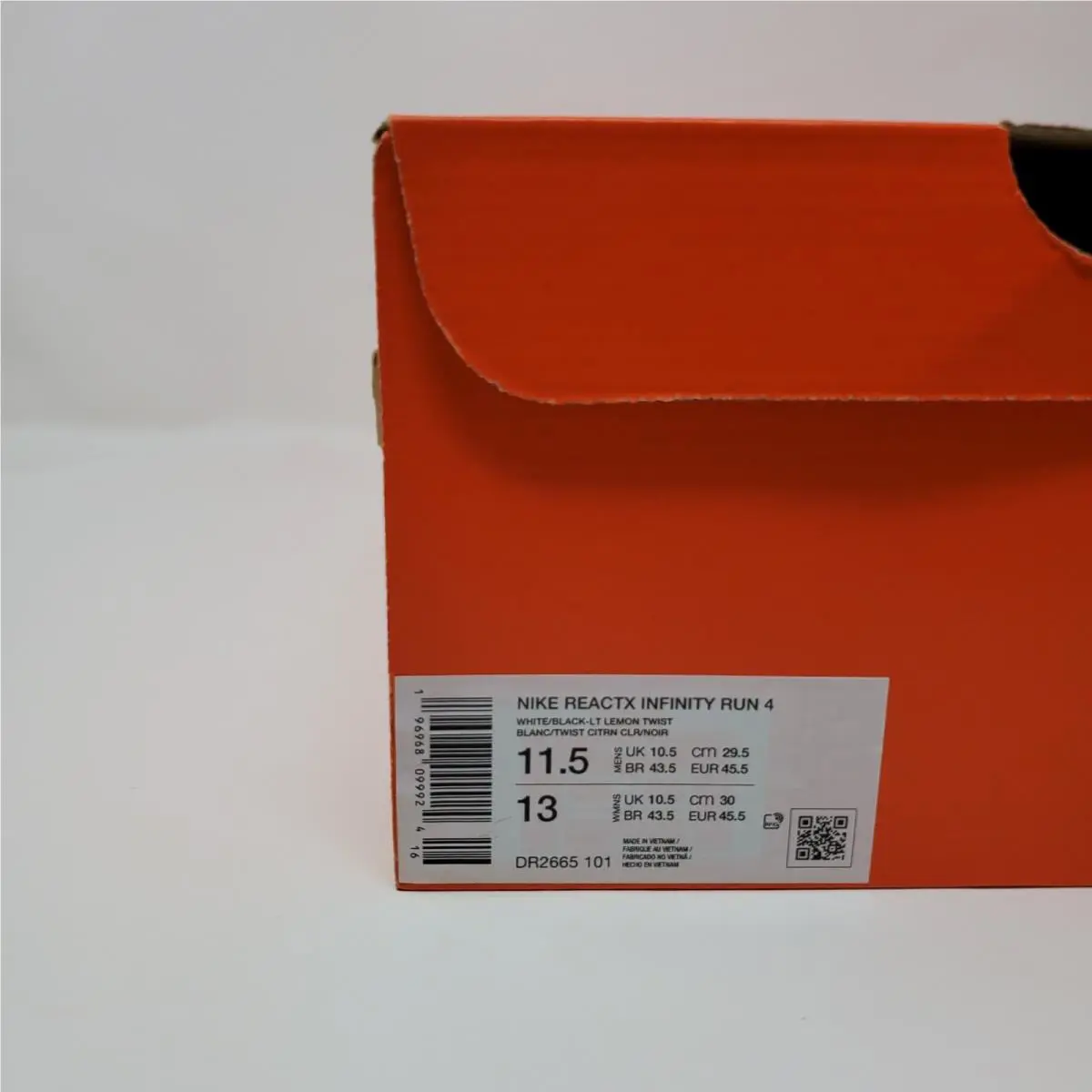 Nike shoes - Nike ReactX Infinity Run 4 - DR2665-101 - White 9