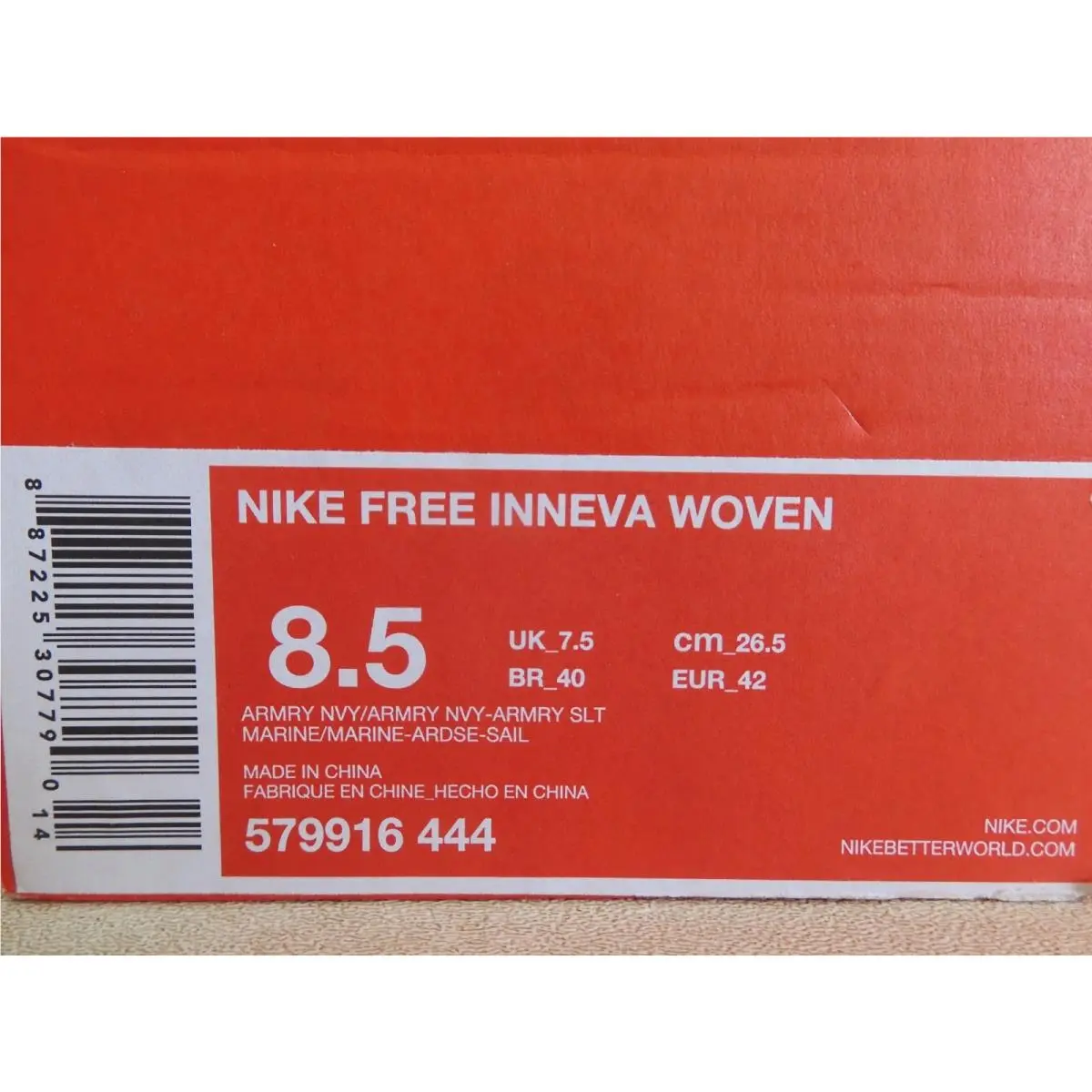 Nike shoes - Nike Free Inneva Woven - Free Inneva Woven - 579916-444 - Blue (UPC: 887225307790) 6