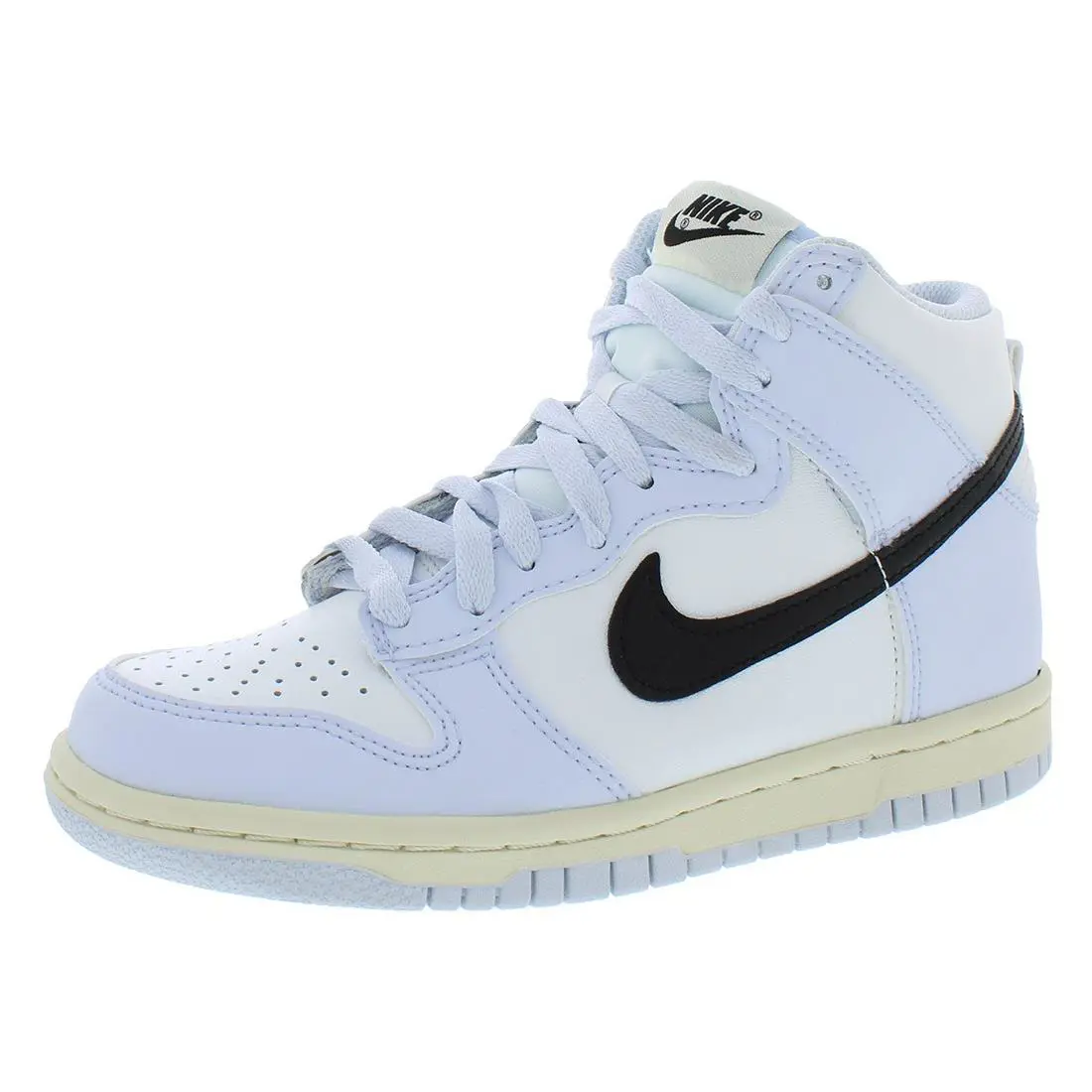 Nike Dunk High GS Girls Shoes Size 6.5 Color: Summit White/football Grey - White, Full: Summit White/Football Grey