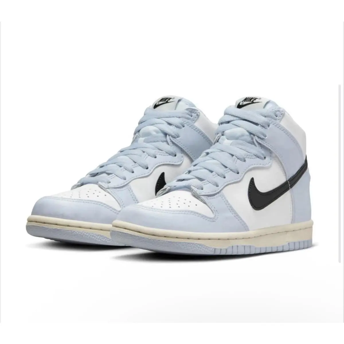 Dunk High Football Grey Black Summit White Aluminum- DB2179-110 Youth 5.5 by Nike