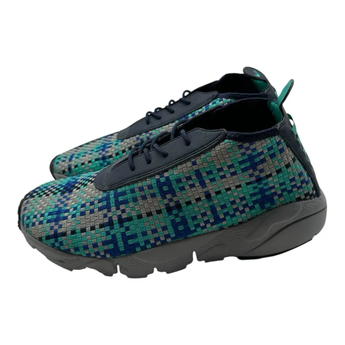 Nike shoes - Nike Air Footscape - Air Footscape - 652822-400 - Blue, Manufacturer: Midnight Navy / Hyper Jade - Game Royal - Mttlc Silver (UPC: 091209683095) 4