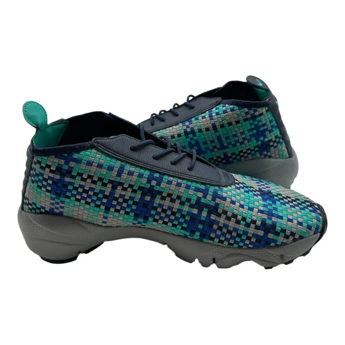 Nike shoes - Nike Air Footscape - Air Footscape - 652822-400 - Blue, Manufacturer: Midnight Navy / Hyper Jade - Game Royal - Mttlc Silver (UPC: 091209683095) 5