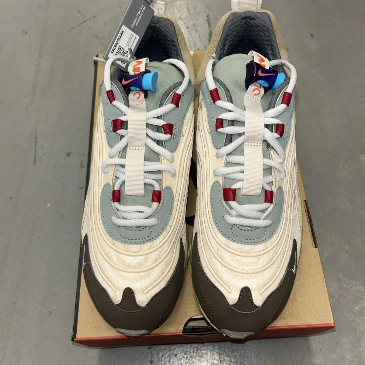 Nike shoes - Nike Air Max 270 React - CT2864-200 - Ivory (UPC: 0194275007236) 0