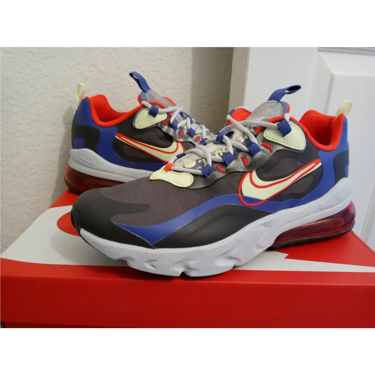 Nike shoes - Nike Air Max 270 React - CT1630001 - Gray (UPC: 193655323096) 4