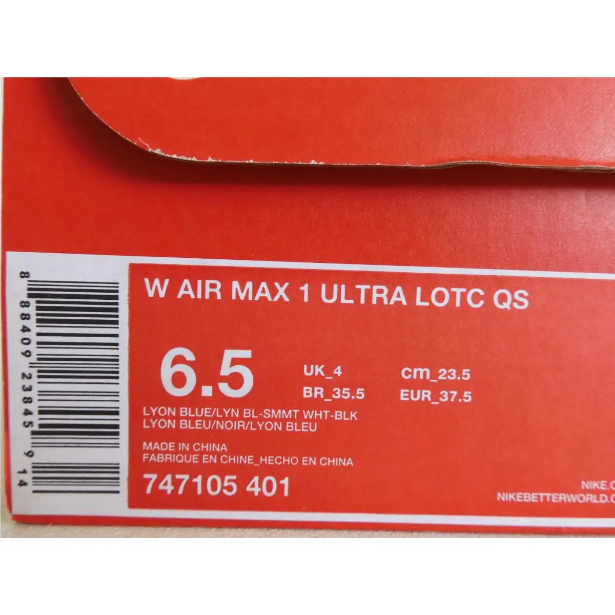Nike shoes - Nike Air Max 1 Ultra - 747105 401 - Blue (UPC: 888409238459) 5