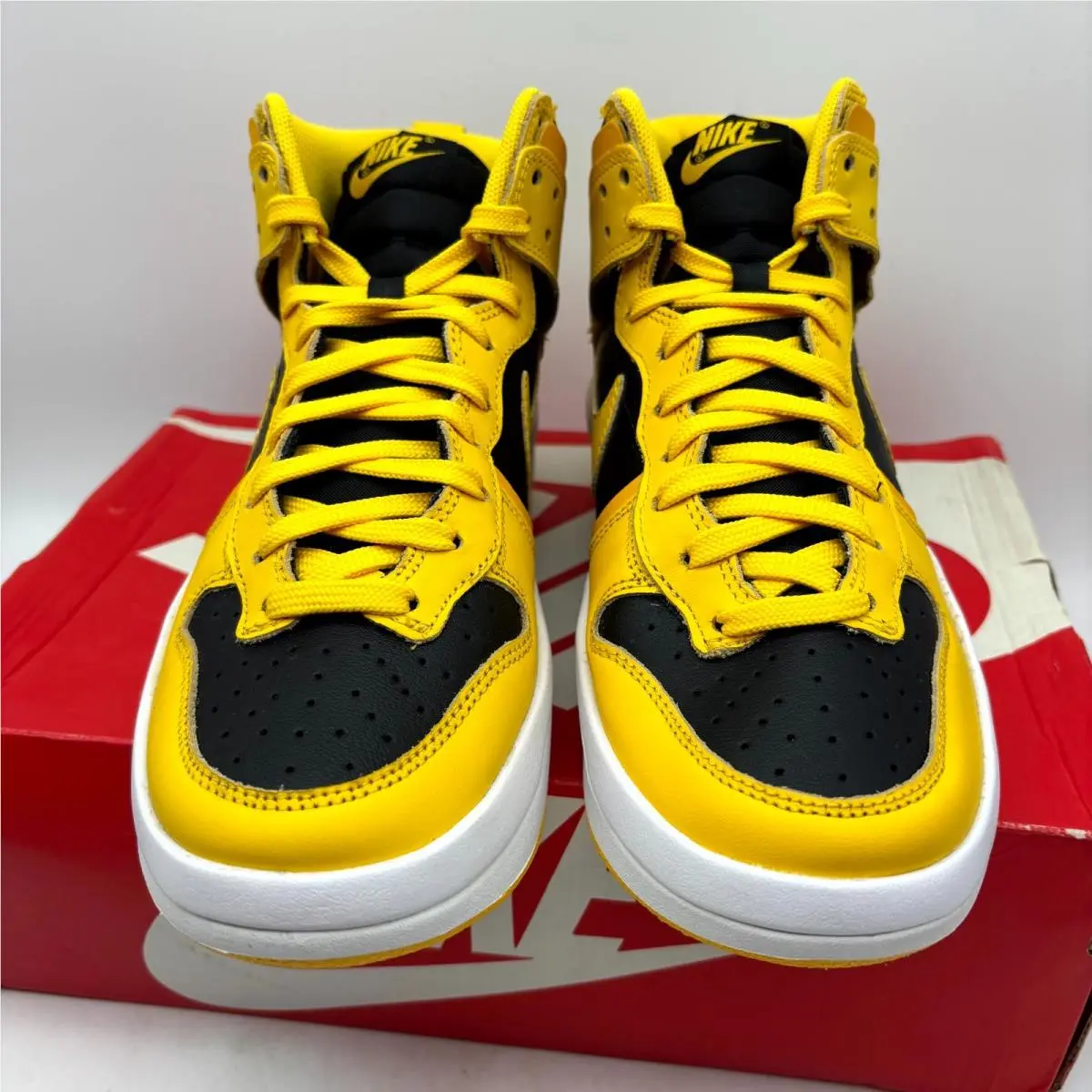 Nike shoes - Nike Dunk High Up DH3718-001 - DH3718-001 - Black University Gold (UPC: 195243643777) 1
