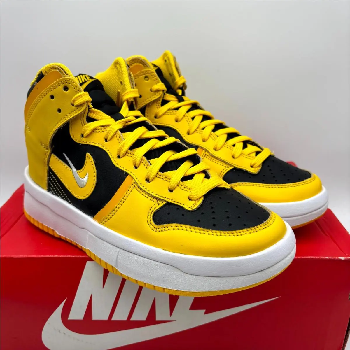 Nike shoes - Nike Dunk High Up DH3718-001 - DH3718-001 - Black University Gold (UPC: 195243643777) 0