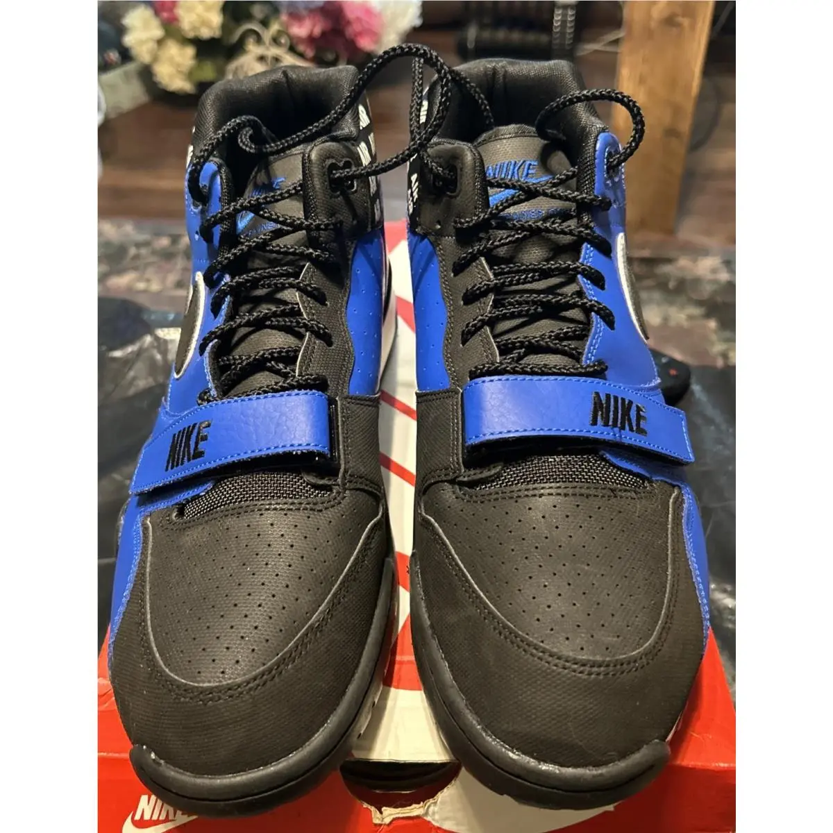 Air Trainer 1 Mid 87 Soa Size 12 Hyper Cobalt-black-white by Nike