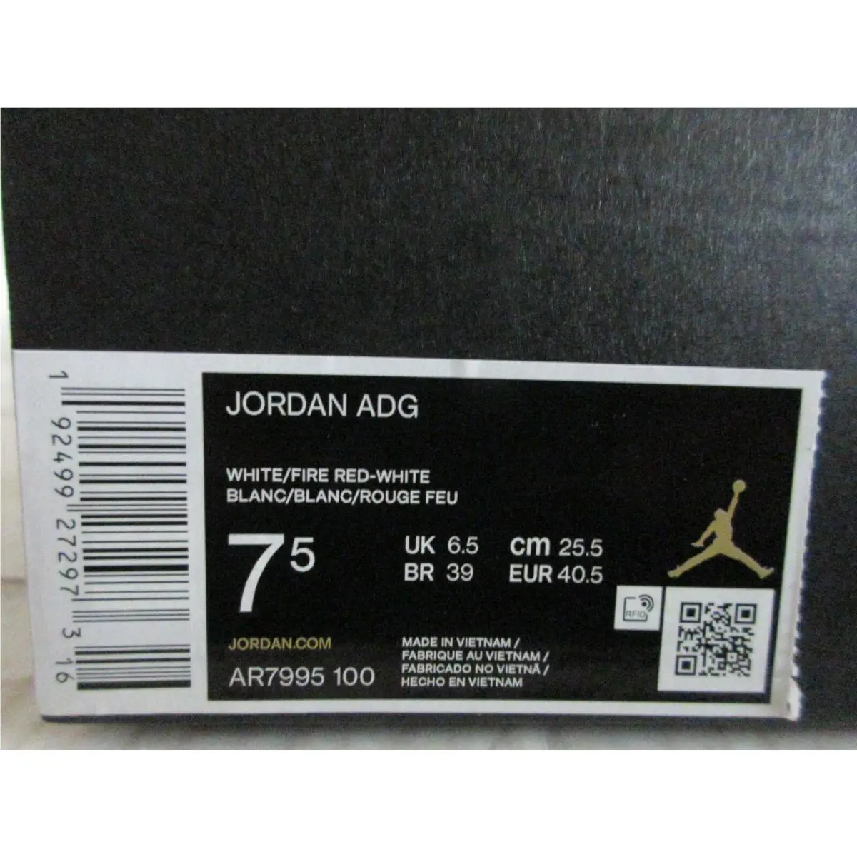 Nike shoes - Air Jordan ADG - Air ADG - White (UPC: 192499272973) 3