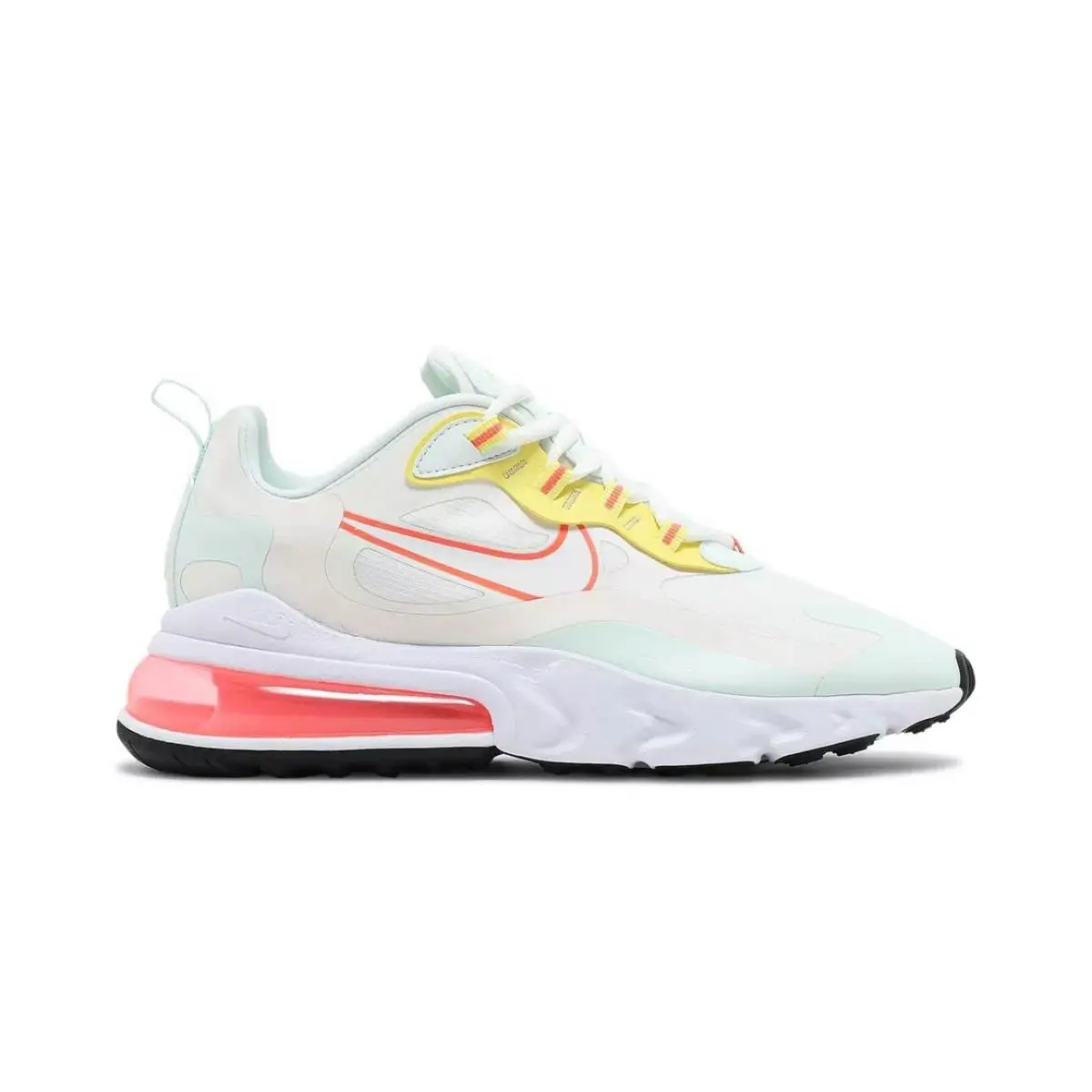 Nike shoes - Nike Wmns Air Max 270 React - CV8818-102 - Pale Ivory/Barely Green/Light Zitron/Summit White 2