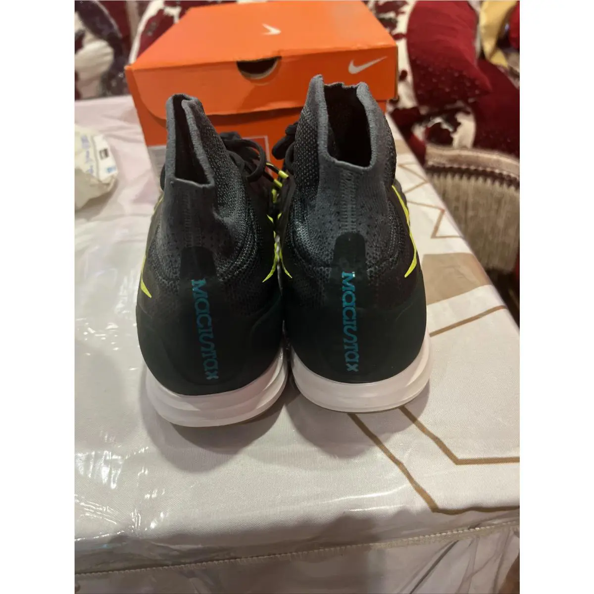 Nike shoes - Hypervenomx Proximo - Hypervenomx Proximo - 747484-008 - BLACK / BLACK-TTL ORANGE-RCR BL, Manufacturer: BLACK / BLACK-TTL ORANGE-RCR BL (UPC: 0887223763536) 16