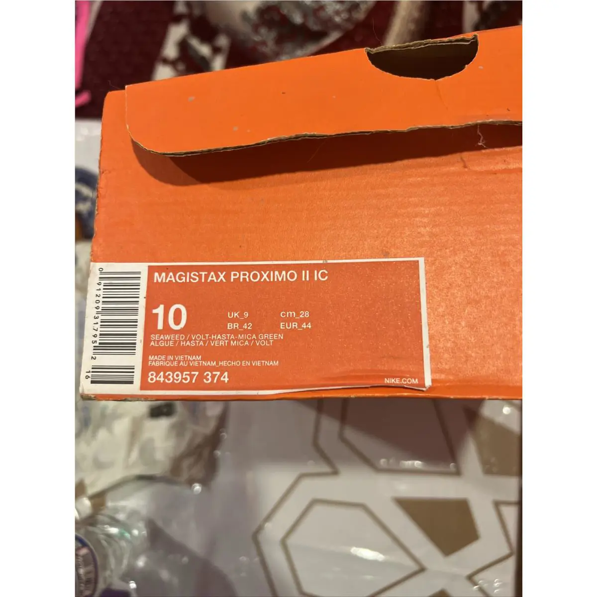 Nike shoes - Hypervenomx Proximo - Hypervenomx Proximo - 747484-008 - BLACK / BLACK-TTL ORANGE-RCR BL, Manufacturer: BLACK / BLACK-TTL ORANGE-RCR BL (UPC: 0887223763536) 22