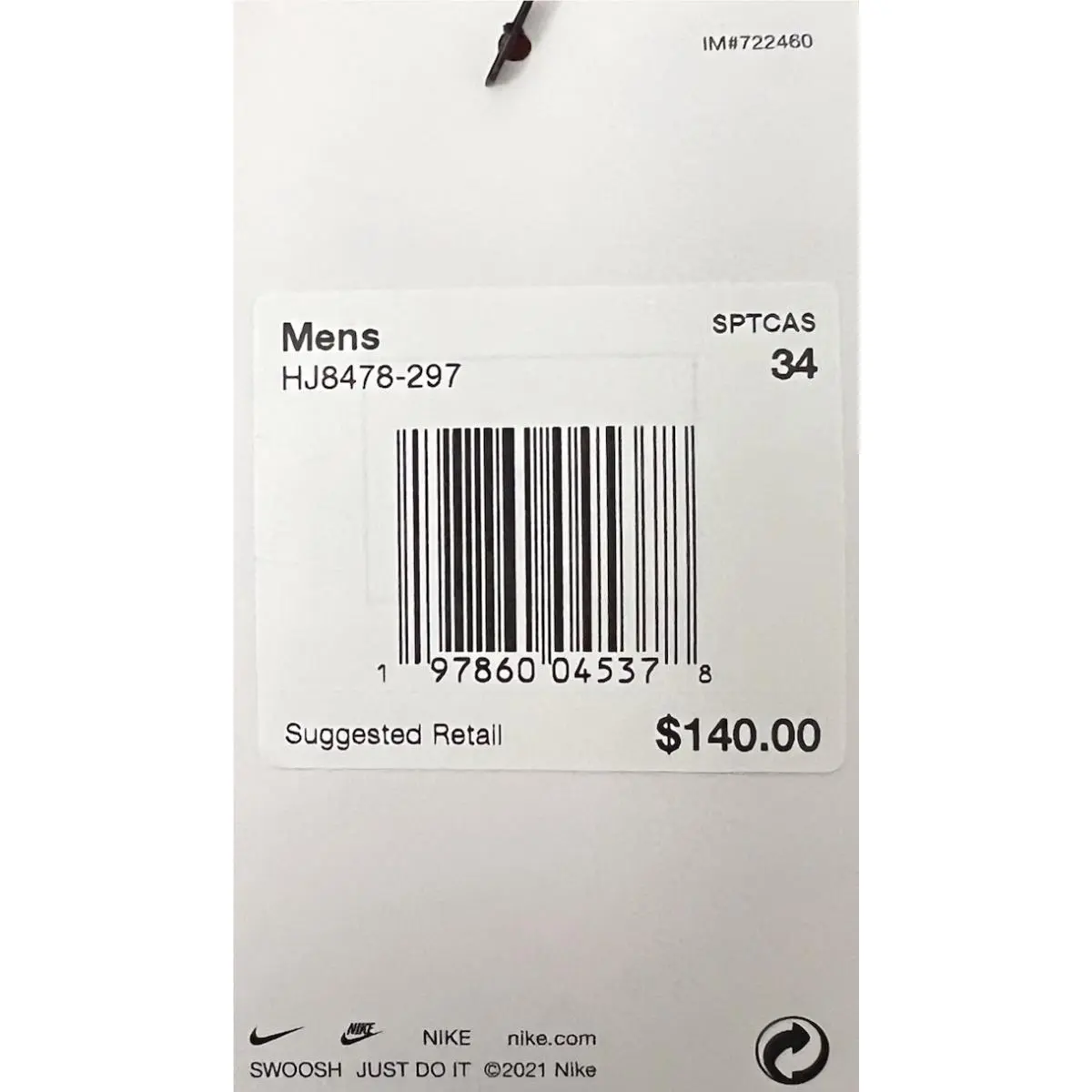 Nike clothing - Nike Life Carpenter Pants - Life Carpenter Pants - HJ8478-297 - Parachute Beige (UPC: 197860045378) 7
