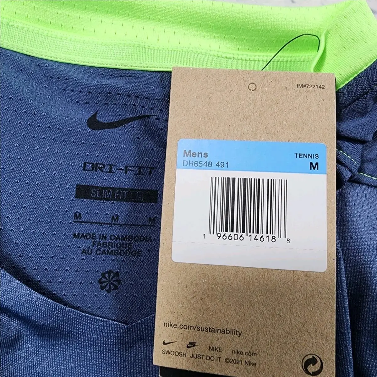 Nike clothing - Nike Dri-Fit - DR6548-491 - Blue (UPC: 196606146201) 5