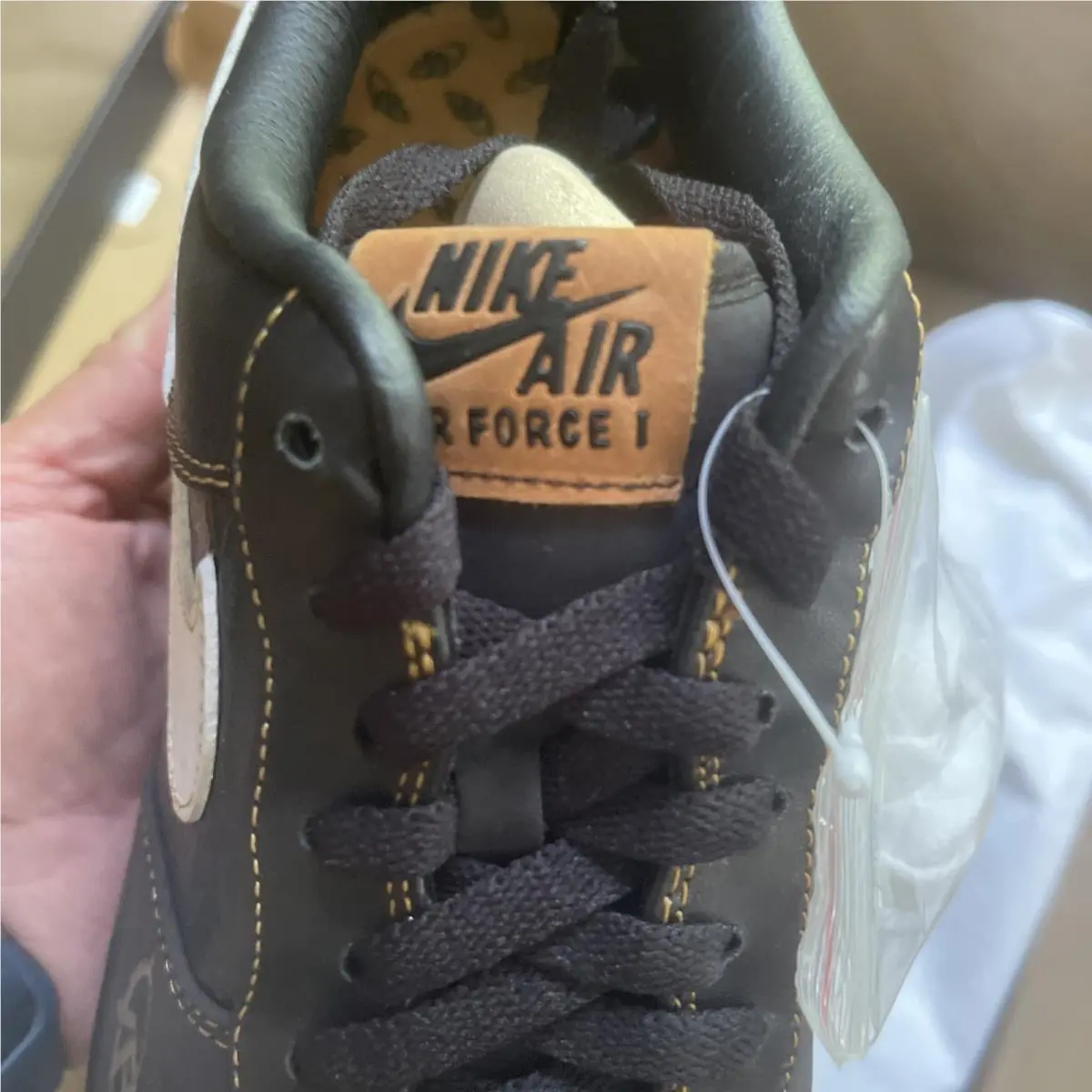 Nike shoes - Nike Air Force 1 - Air Force - 395178-001 - Black (UPC: 0884500712331) 8