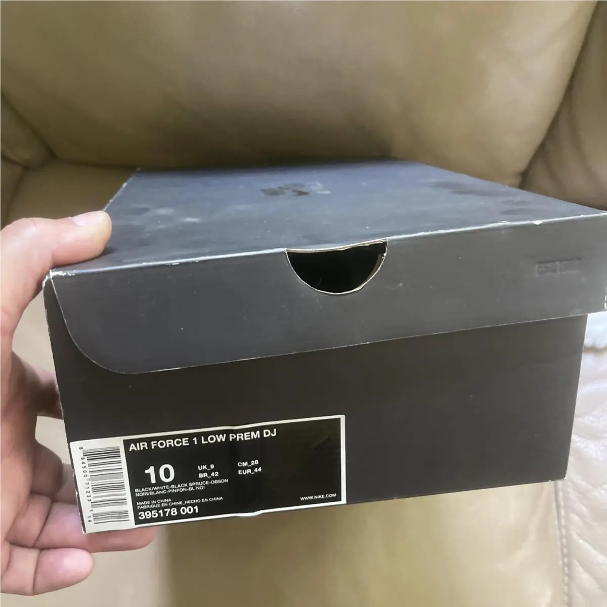 Nike shoes - Nike Air Force 1 - Air Force - 395178-001 - Black (UPC: 0884500712331) 0