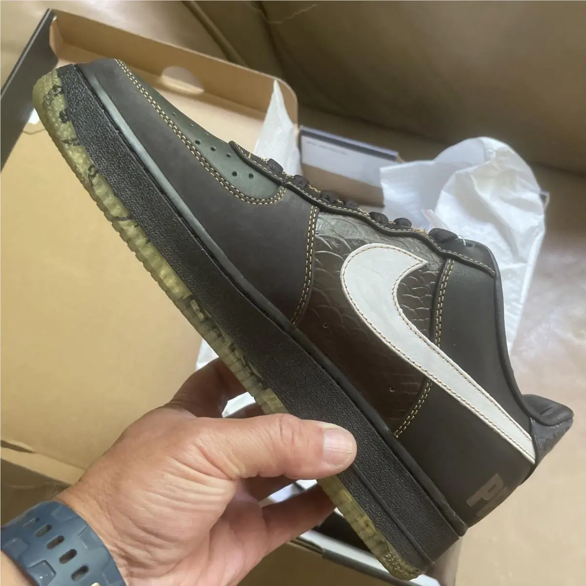 Nike shoes - Nike Air Force 1 - Air Force - 395178-001 - Black (UPC: 0884500712331) 1