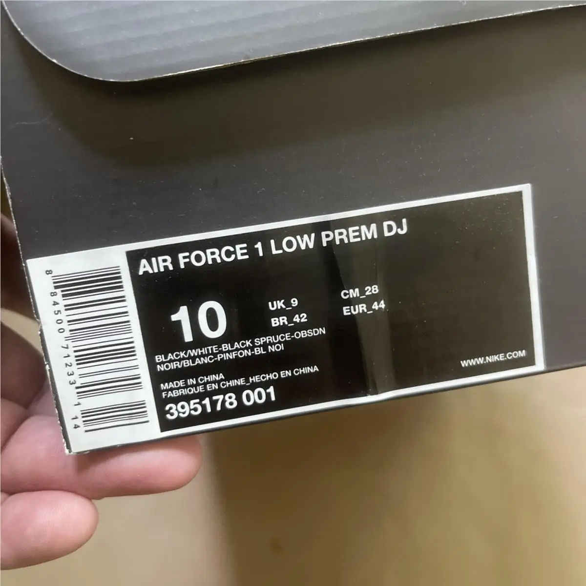 Nike shoes - Nike Air Force 1 - Air Force - 395178-001 - Black (UPC: 0884500712331) 2