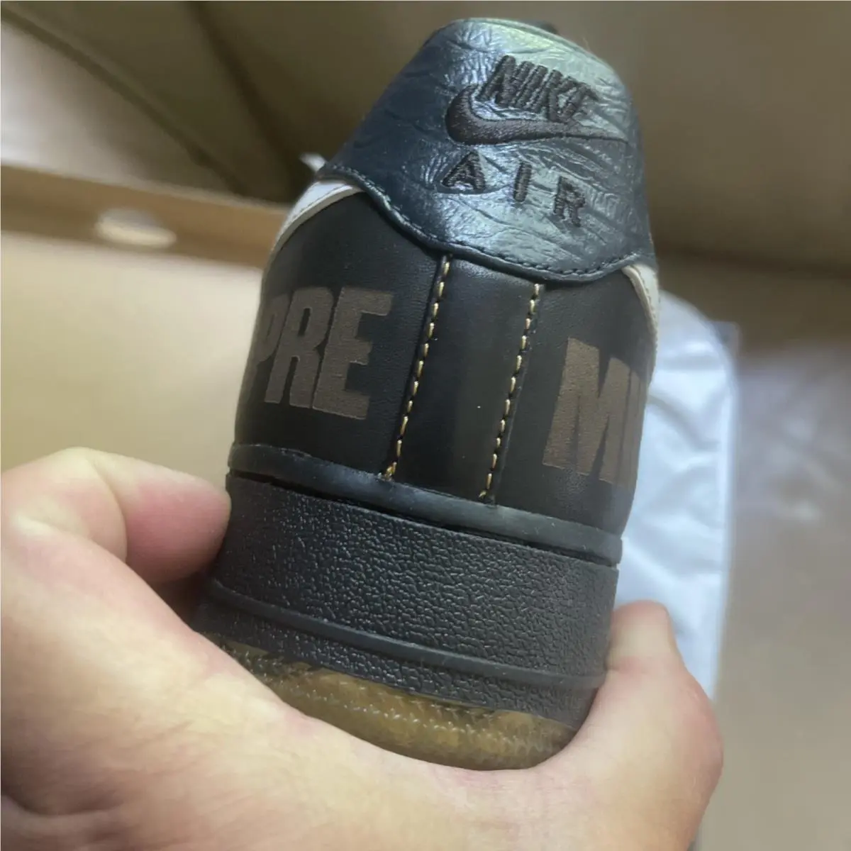 Nike shoes - Nike Air Force 1 - Air Force - 395178-001 - Black (UPC: 0884500712331) 6