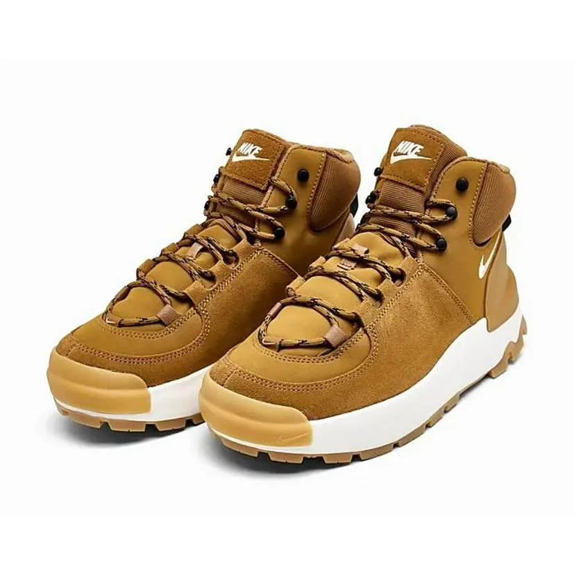 Nike Unisex City Classic Boot Size Wheat/sail-black DQ5601-710 Sz 9.5 - Brown