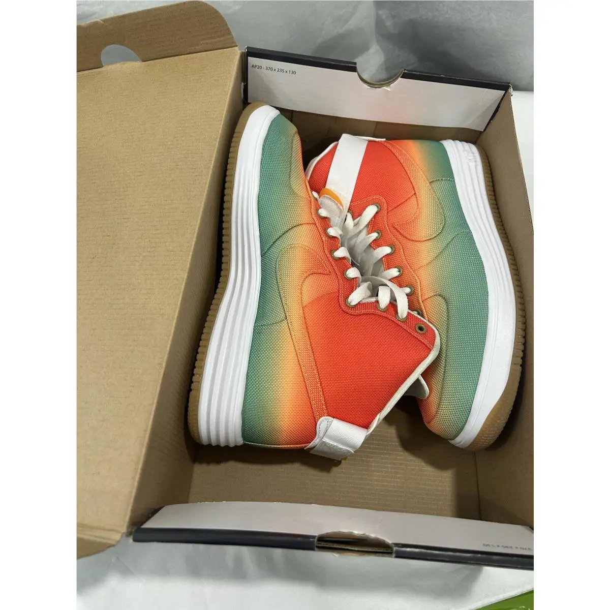 Nike shoes - Nike Lunar Force 1 - Lunar Force - 647902-300 - Turbo Green Crimson (UPC: 884802329428) 2