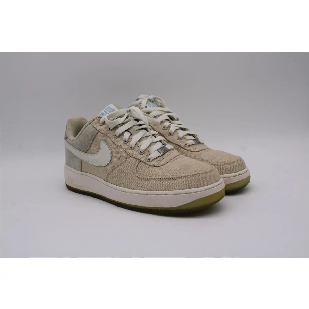 Nike shoes - Nike Air Force 1 - Air Force - 378340-211 - Beige, Manufacturer: Birch/Sail-Stone Soft Blue 1