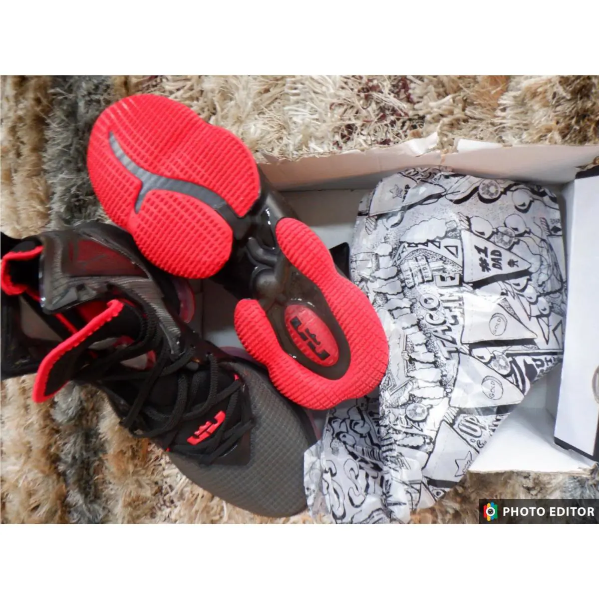 Nike shoes - Nike LeBron 19 - LeBron - CZ0203-001 - Black (UPC: 0195242103760) 5