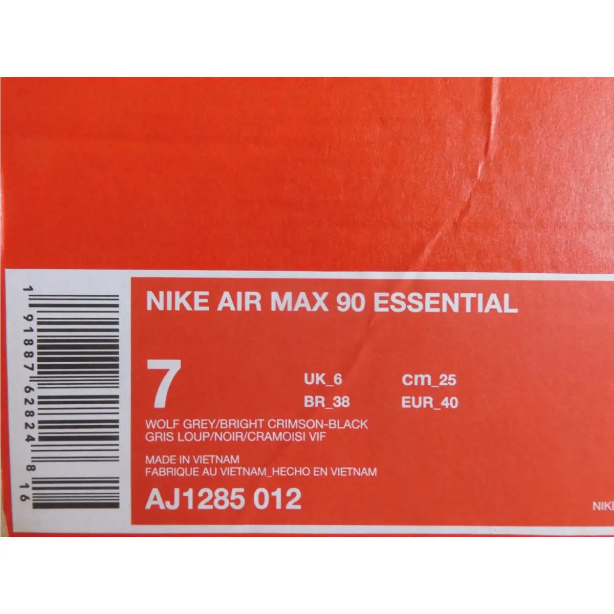 Nike shoes - Nike Air Max 90 - Air Max - AJ1285-012 - Grey (UPC: 191887628248) 6