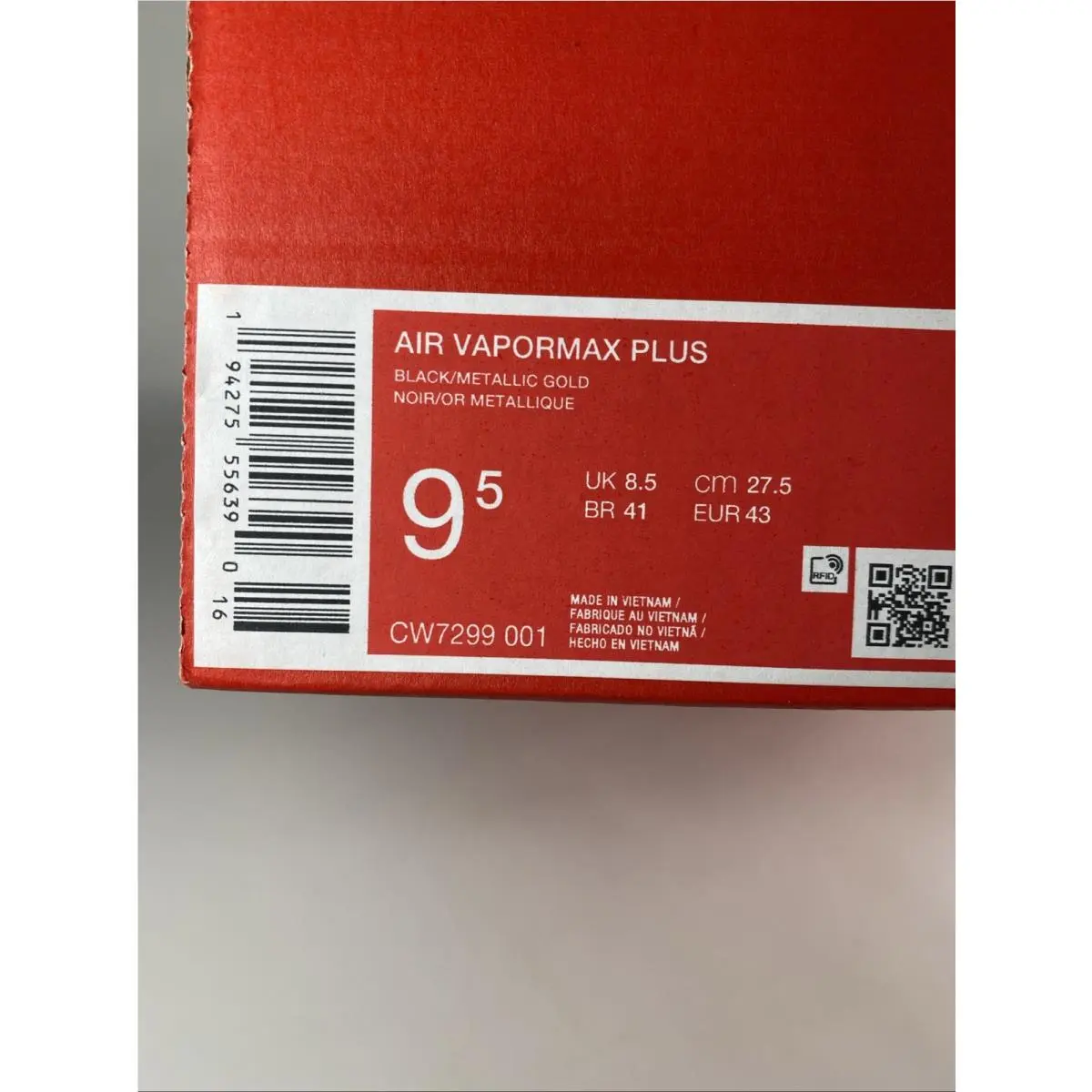 Nike shoes - Nike Air Vapormax Plus - Air Vapormax Plus - CW7299-001 - Black (UPC: 194275556390) 8
