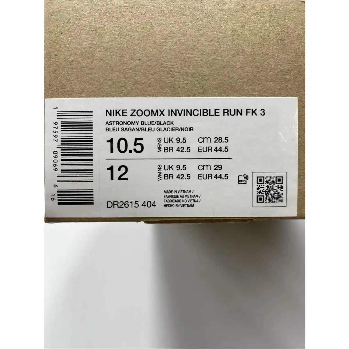 Nike shoes - Nike ZoomX Invincible - ZoomX Invincible - DR2615 404 - Astronomy Blue/Black (UPC: 197597090696) 6