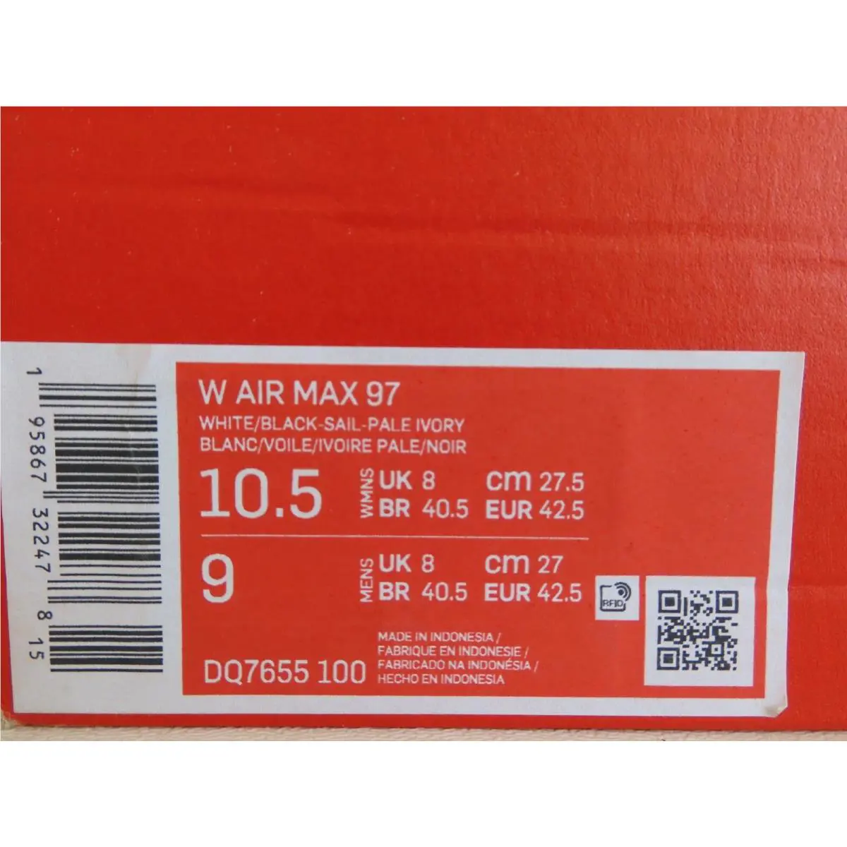 Nike shoes - Nike Air Max 97 - Air Max - White (UPC: 195867322478) 3