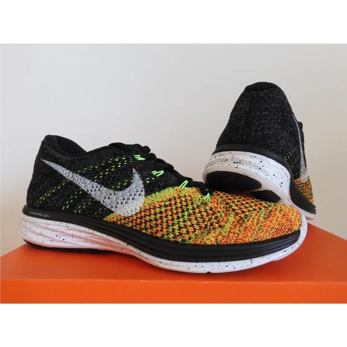 Nike shoes - Nike Flyknit Lunar - Flyknit Lunar - Black (UPC: 091204453594) 0