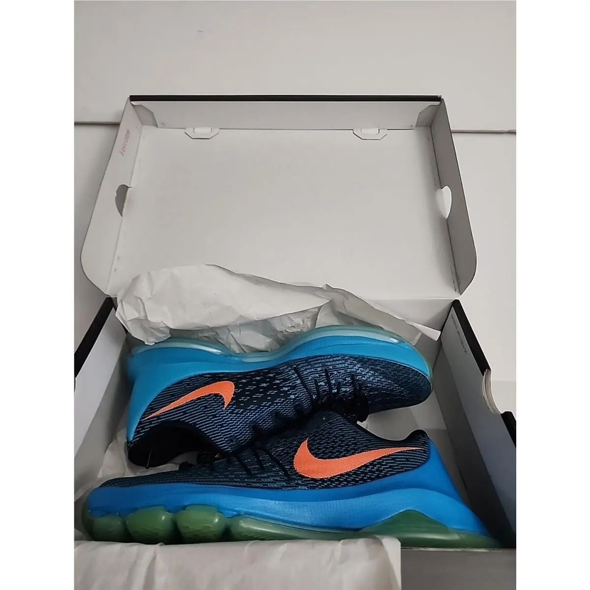 Nike shoes - Nike KD 8 - 749375-480 - Blue Lagoon/Black-Tide Pool Blue-Bright Citrus 17