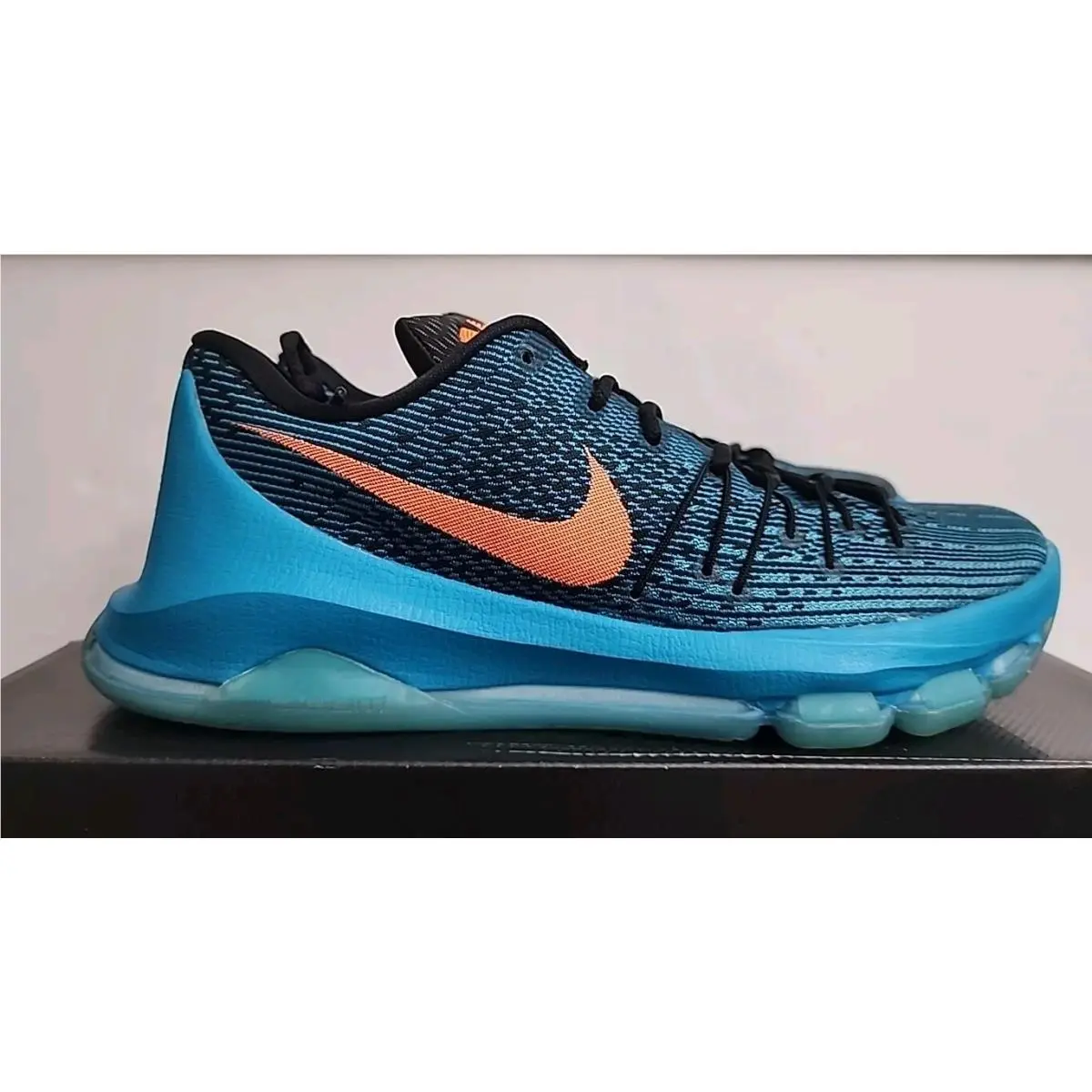 Nike shoes - Nike KD 8 - 749375-480 - Blue Lagoon/Black-Tide Pool Blue-Bright Citrus 1