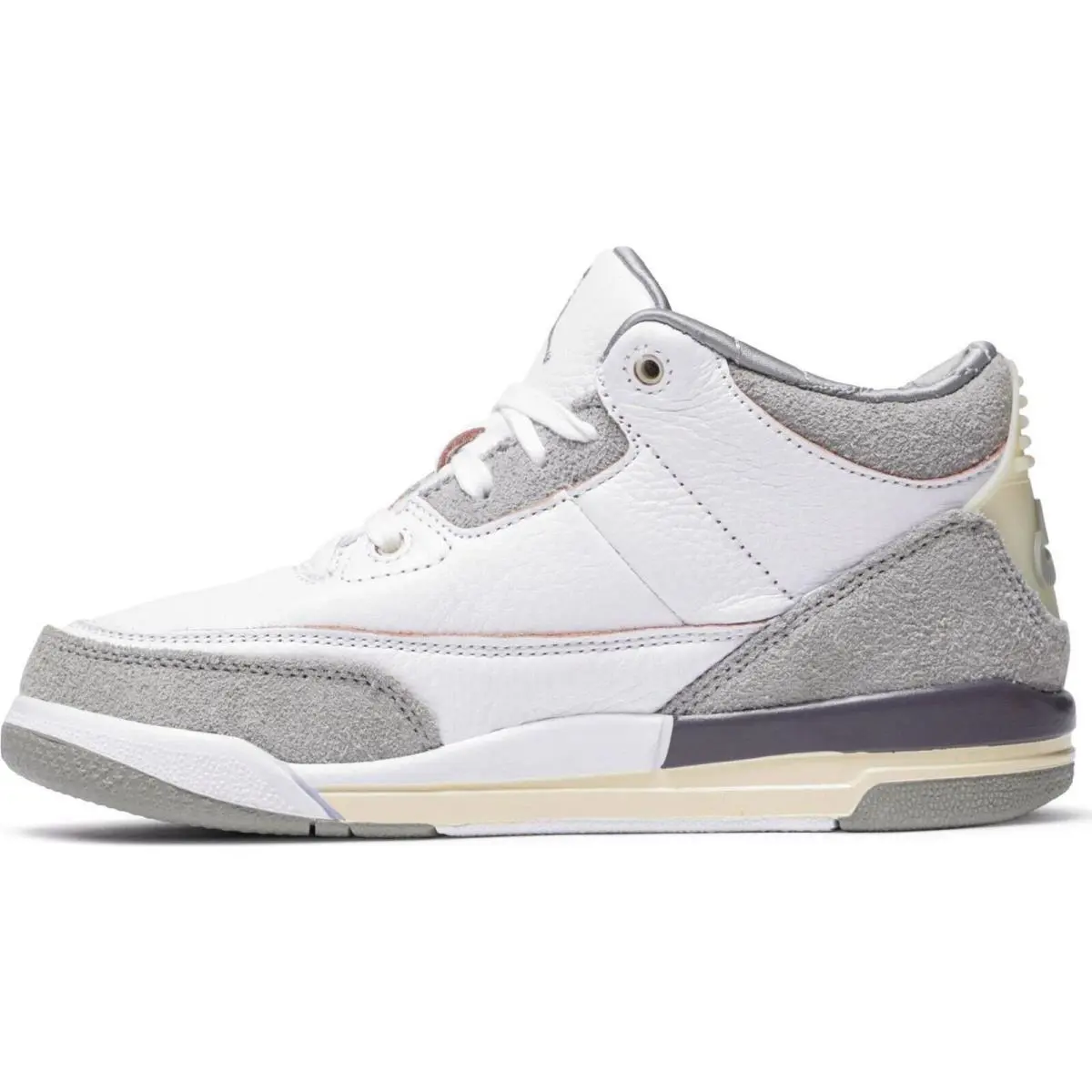 Nike shoes - Air Jordan 3 - Air - White/White -Medium Grey (UPC: 194958357856) 0