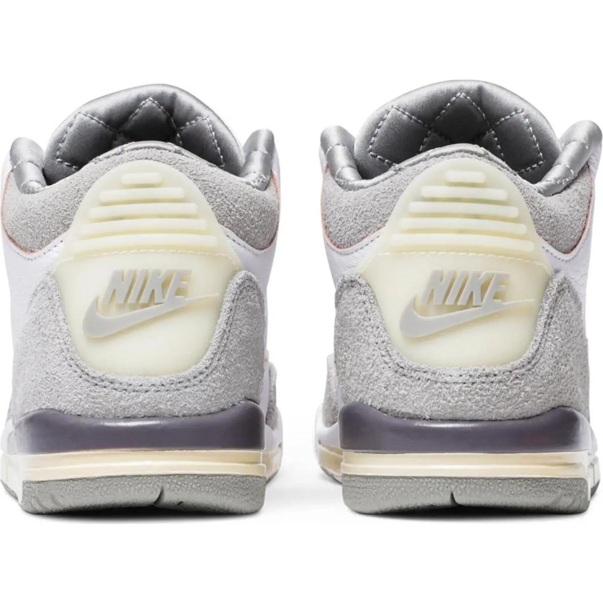 Nike shoes - Air Jordan 3 - Air - White/White -Medium Grey (UPC: 194958357856) 2