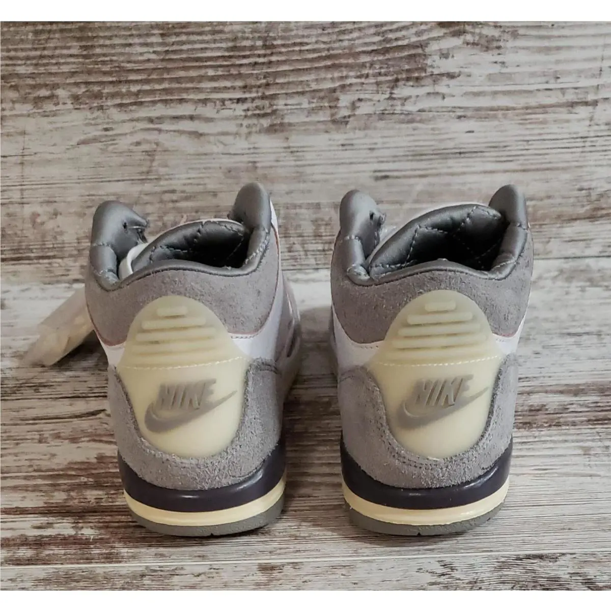 Nike shoes - Air Jordan 3 - Air - White/White -Medium Grey (UPC: 194958357856) 6