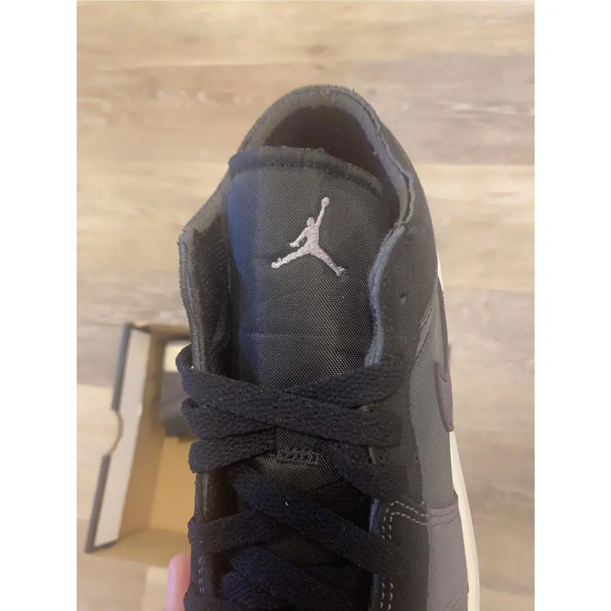 Nike shoes - Nike Air Jordan 1 Low - DV0478-001 - Black-Cement Grey-Light Graphite (UPC: 196149458113) 6
