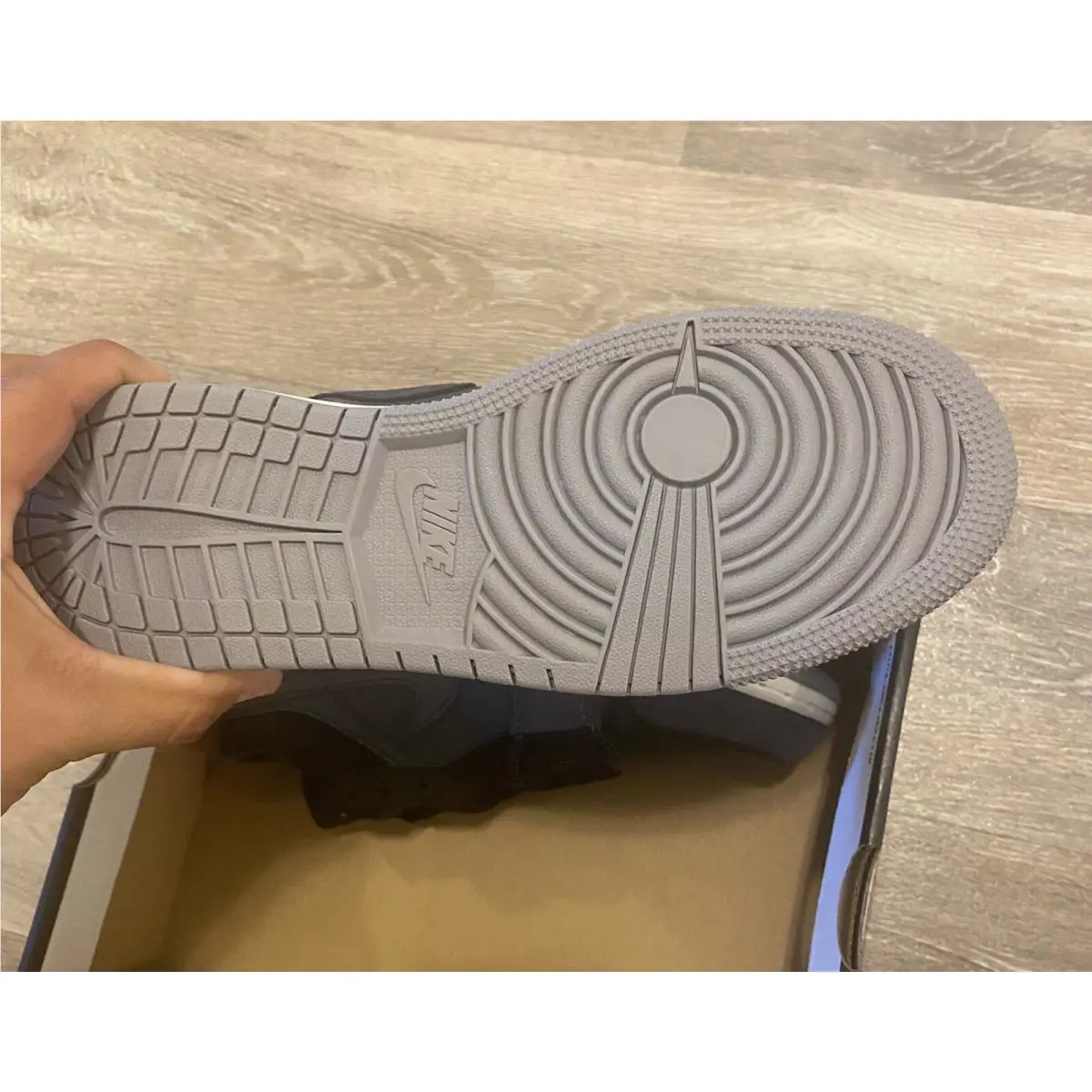 Nike shoes - Nike Air Jordan 1 Low - DV0478-001 - Black-Cement Grey-Light Graphite (UPC: 196149458113) 9