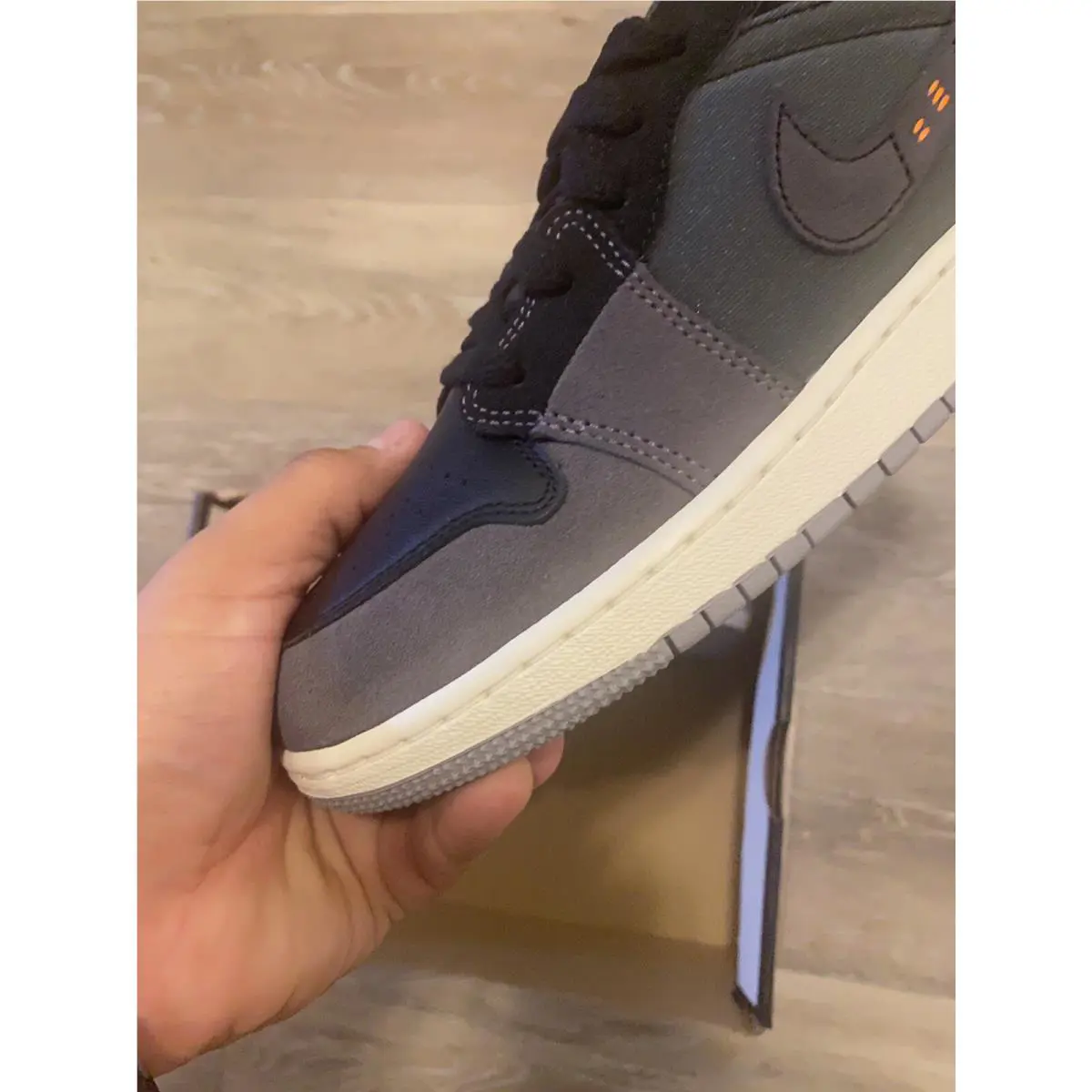 Nike shoes - Nike Air Jordan 1 Low - DV0478-001 - Black-Cement Grey-Light Graphite (UPC: 196149458113) 2