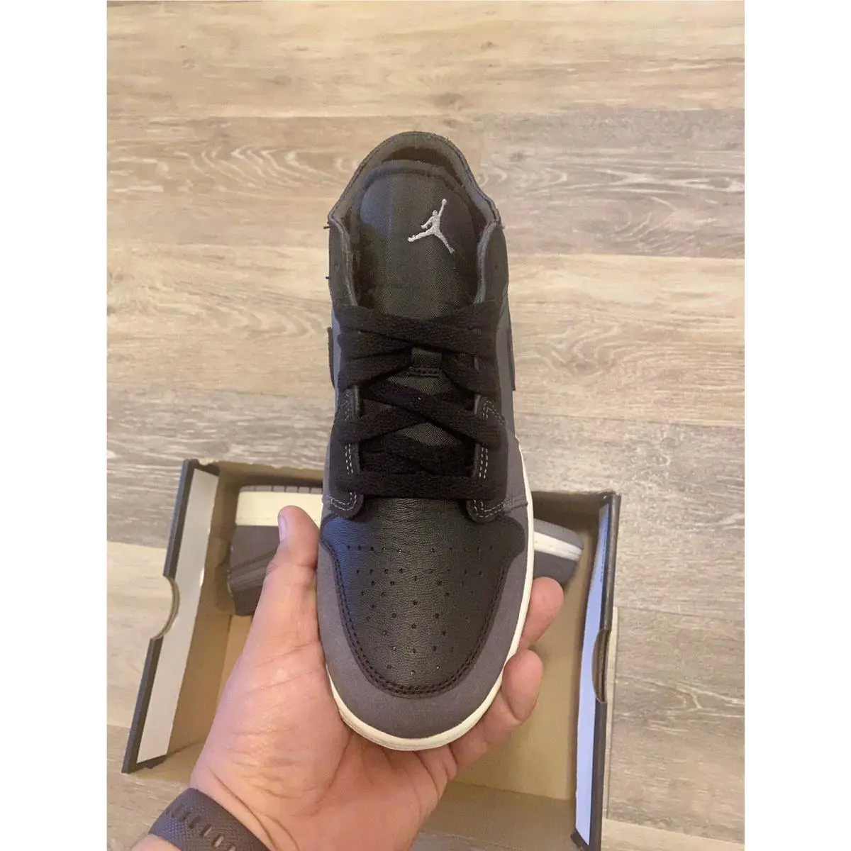 Nike shoes - Nike Air Jordan 1 Low - DV0478-001 - Black-Cement Grey-Light Graphite (UPC: 196149458113) 4