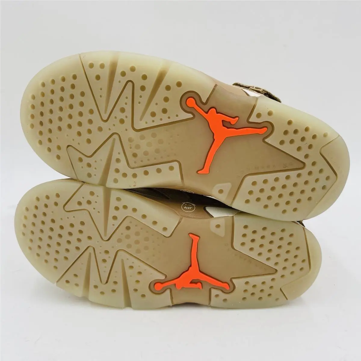 Nike shoes - Air Jordan Retro 6 - Air Retro - British Khaki/ Sail/ Bright Crimson (UPC: 0194958241407) 9