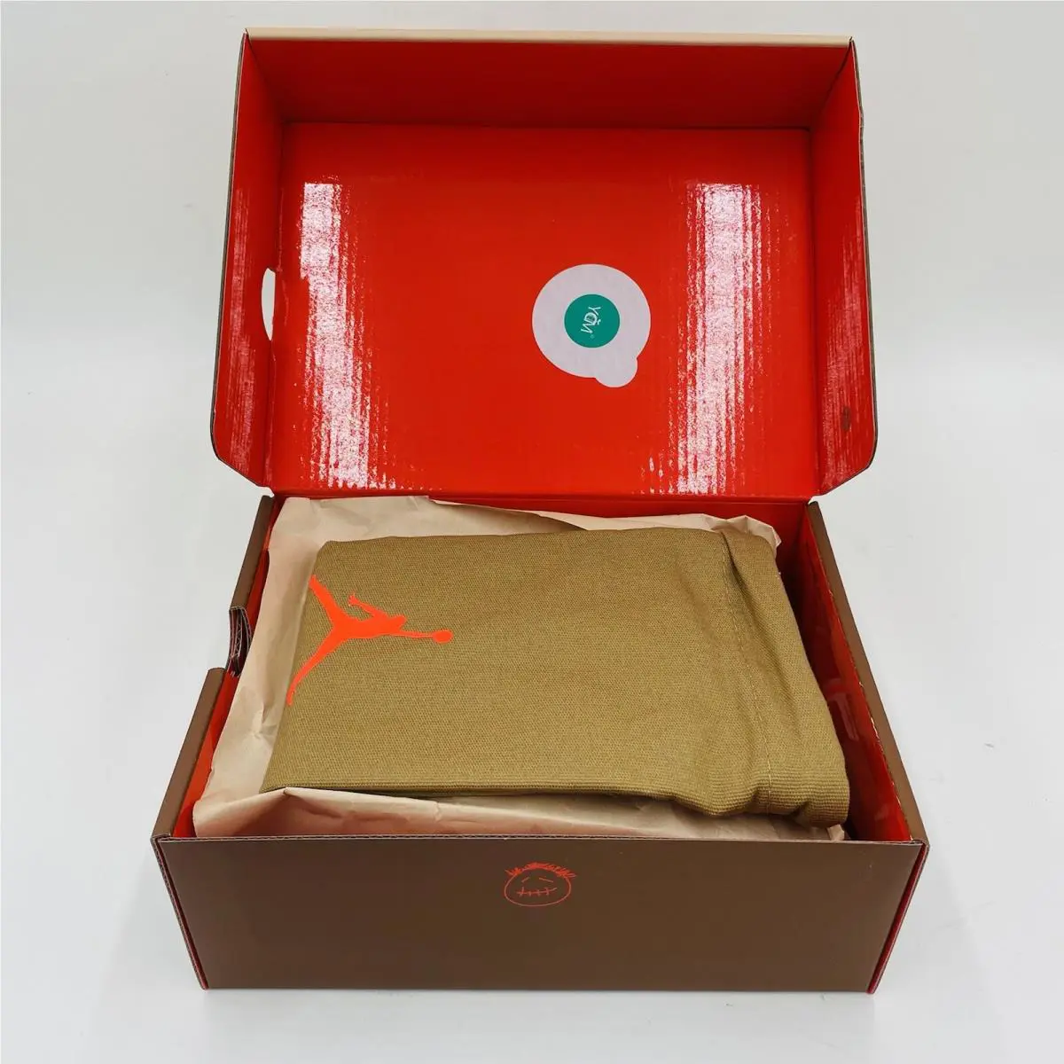 Nike shoes - Air Jordan Retro 6 - Air Retro - British Khaki/ Sail/ Bright Crimson (UPC: 0194958241407) 10