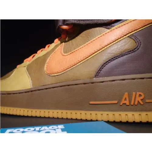 Nike shoes - Nike Air Force 1 Mid Premium QK - 315581-281 - Brown 5