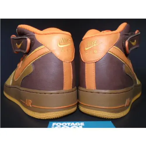Nike shoes - Nike Air Force 1 Mid Premium QK - 315581-281 - Brown 6
