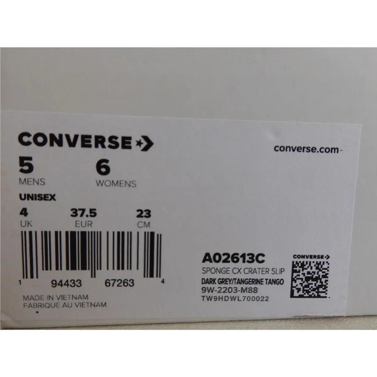 Nike shoes - Converse Sponge Crater CX - Converse Sponge Crater - Gray (UPC: 194433672634) 3
