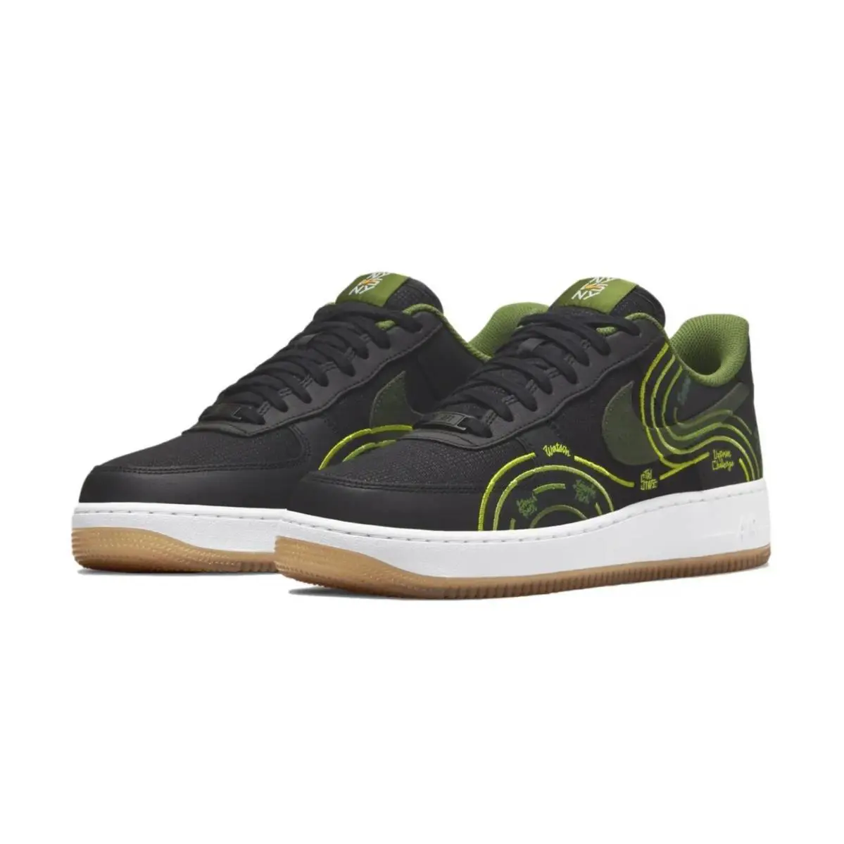Nike shoes - Air Force 1 07 LV8 - DV2123-001 - Black (UPC: 0195870583446) 0
