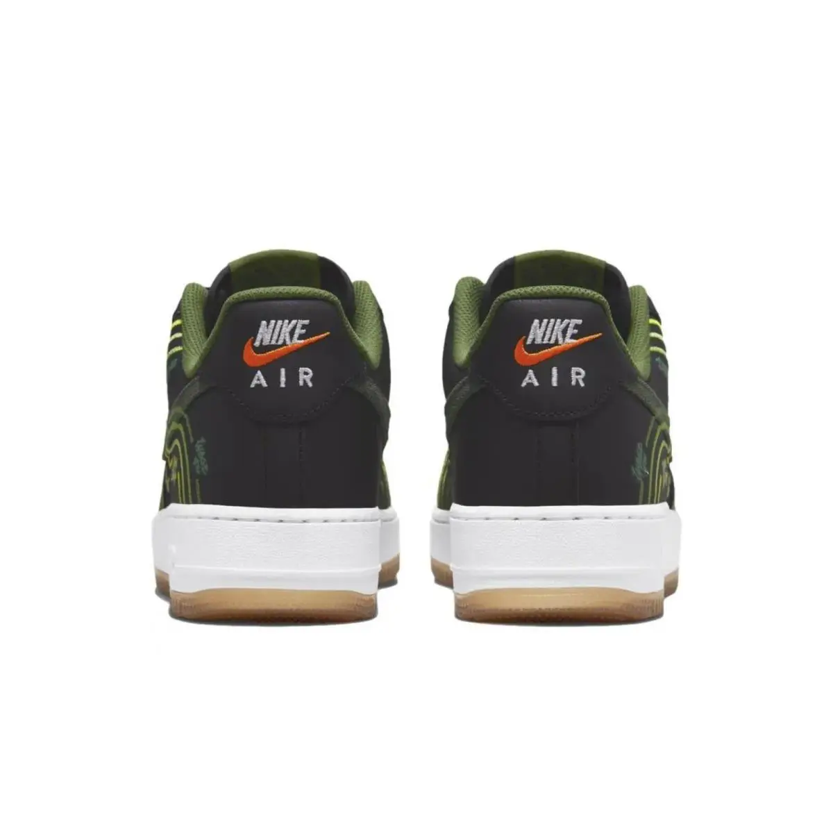 Nike shoes - Air Force 1 07 LV8 - DV2123-001 - Black (UPC: 0195870583446) 4