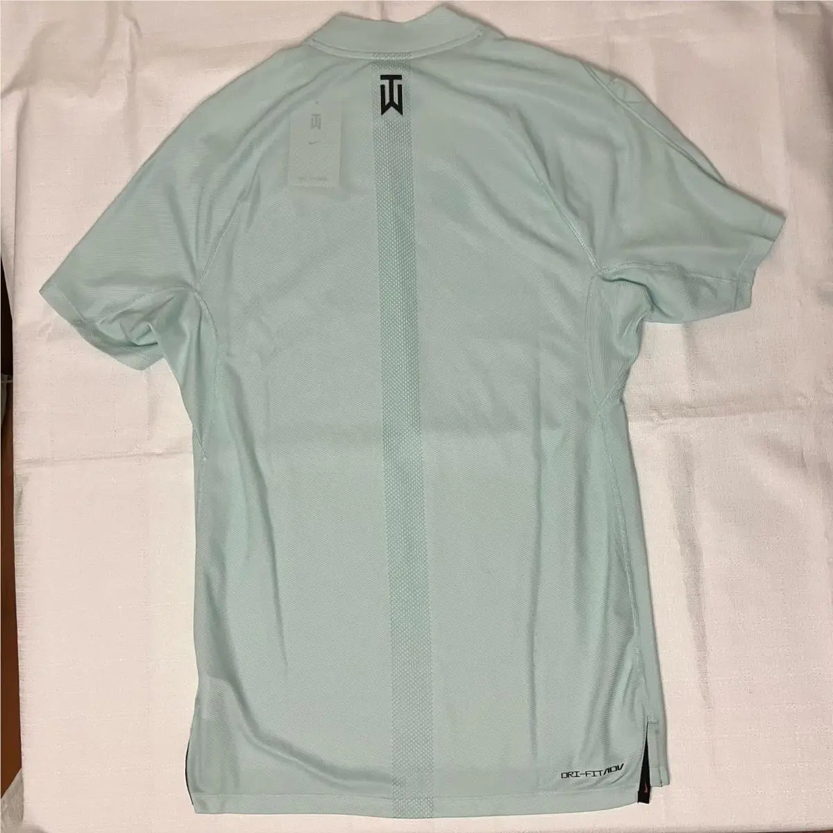 Nike clothing - Nike Tiger Woods Dri Fit ADV Mock - Jade Ice Black 1