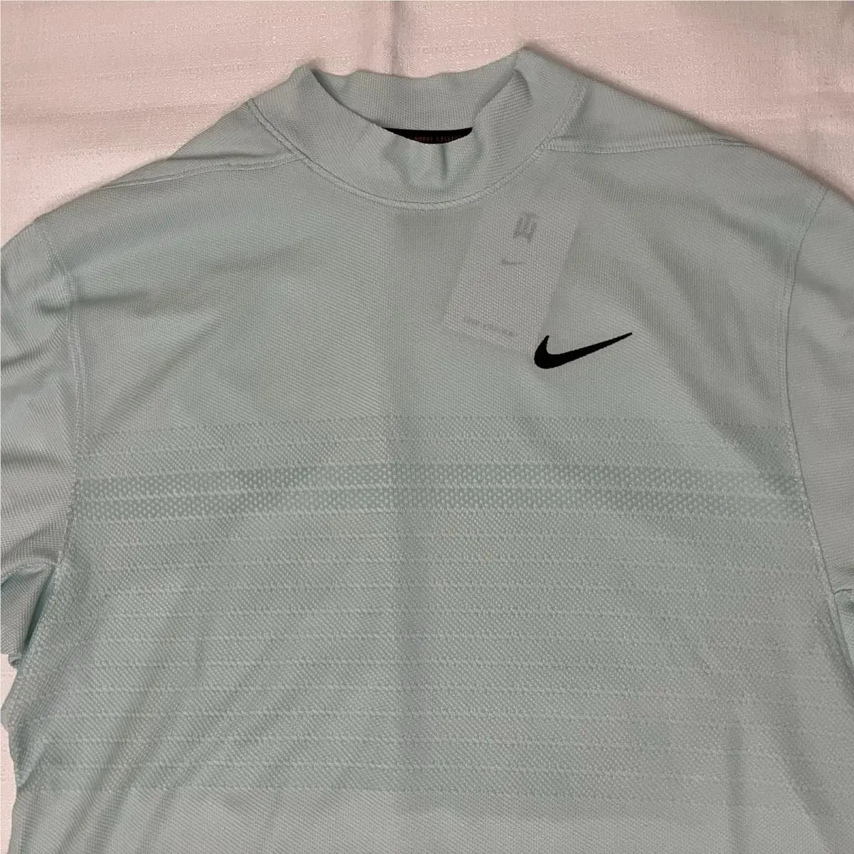 Nike clothing - Nike Tiger Woods Dri Fit ADV Mock - Jade Ice Black 0